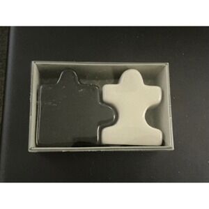 Weddingstar Salt and Pepper Shakers Puzzle Pieces "Completely in Love" 9102
